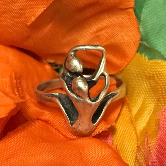 Jewelry - Ballet Dancing 925 Stamped Sterling Silver Ring Sz 10 1/2